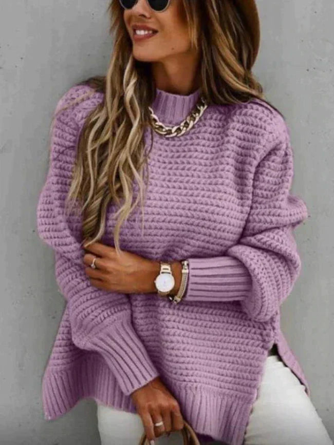 Elegant Knit Sweater | Women's Sweater with Soft Fabric & Flattering Fit | Versatile Style for Every Occasion