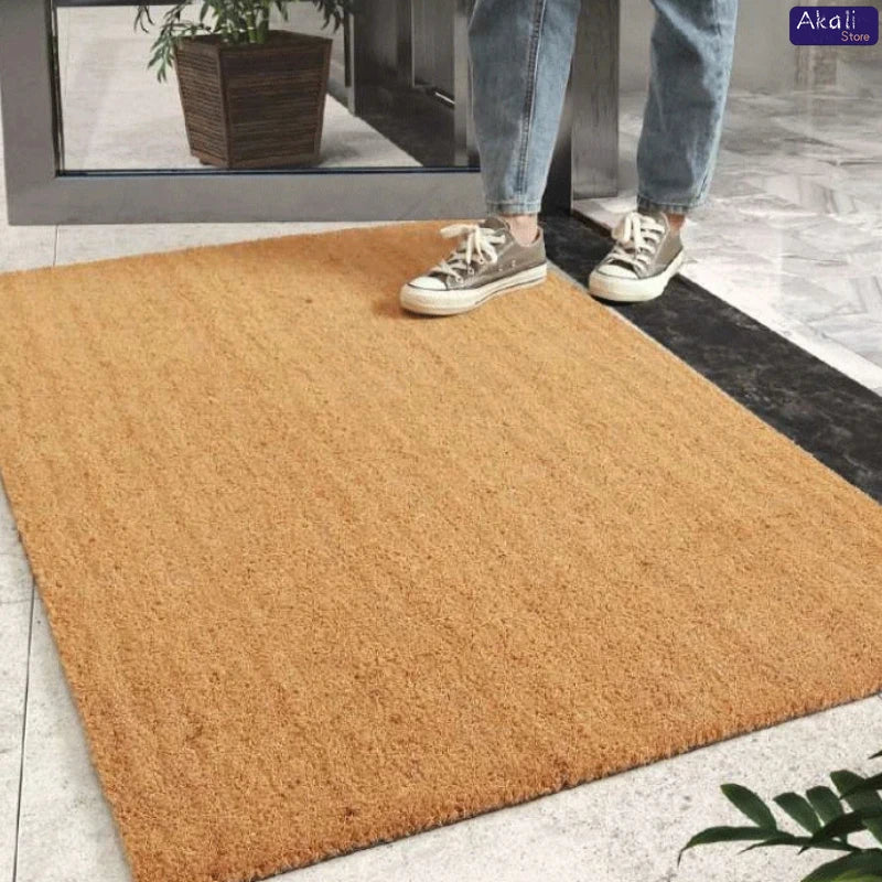 Coconut Palm | Welcome Door Mat with Non-Slip Backing | Durable Outdoor Mat for Entryways and Patios