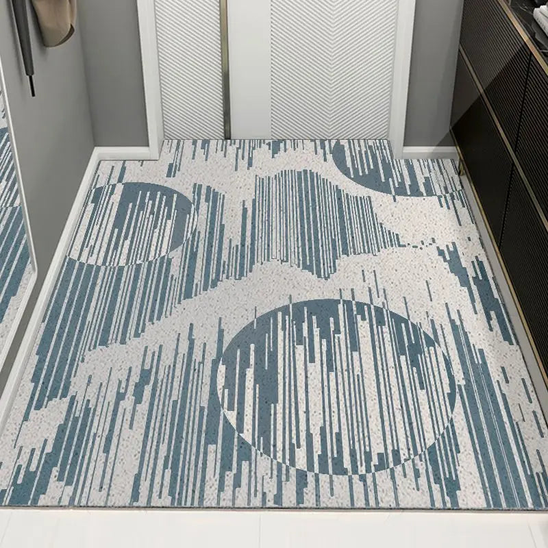 Durable Circular Floor Mat | Dirt-Resistant Design with Anti-Slip Backing | Perfect for Entryways and Outdoor Use