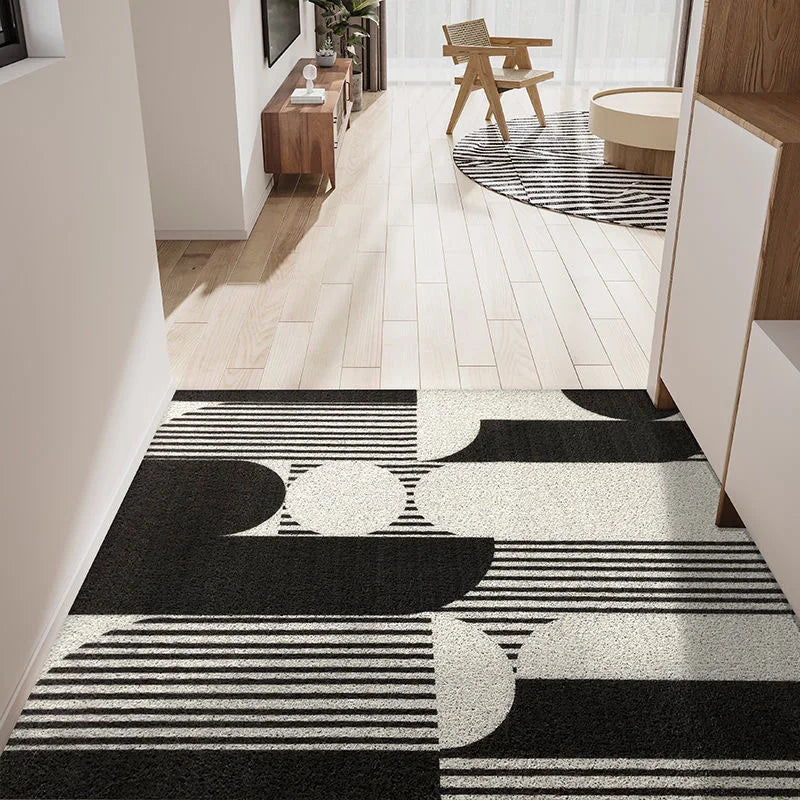 Durable Circular Floor Mat | Dirt-Resistant Design with Anti-Slip Backing | Perfect for Entryways and Outdoor Use