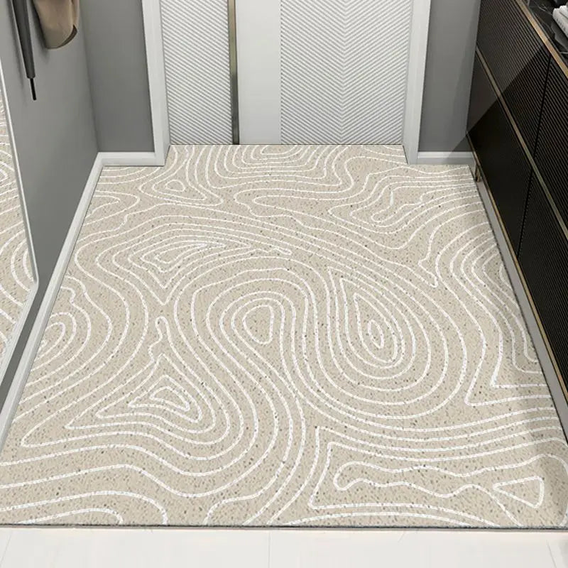 Durable Circular Floor Mat | Dirt-Resistant Design with Anti-Slip Backing | Perfect for Entryways and Outdoor Use