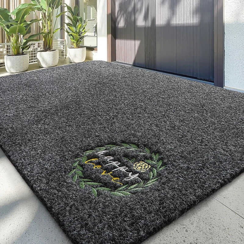 Durable PVC Door Mat | Non-Slip Outdoor Mat with Quick Dry Feature | Easy to Clean Welcome Mat for All Weather Conditions