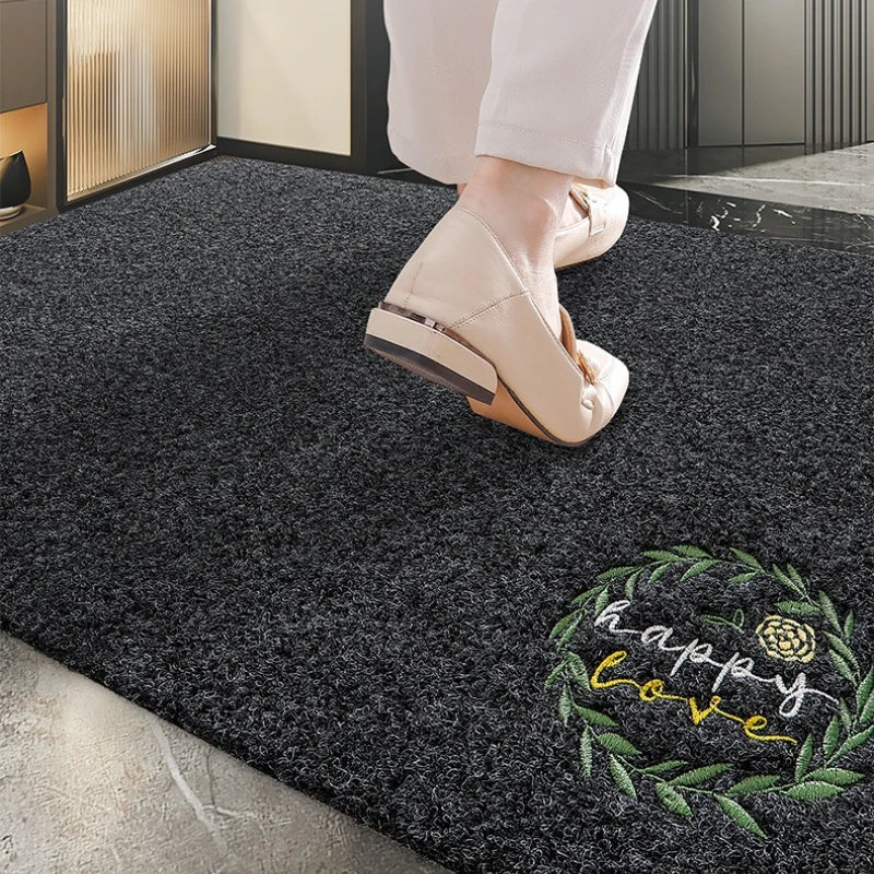 Durable PVC Door Mat | Non-Slip Outdoor Mat with Quick Dry Feature | Easy to Clean Welcome Mat for All Weather Conditions