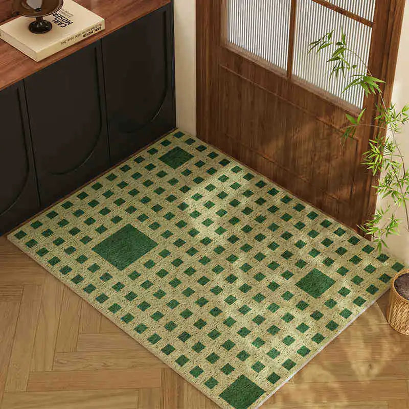 Eco-Friendly Welcome Mat | Non-Slip PVC Door Mat with Dirt Absorption | Durable Indoor & Outdoor Entry Solution