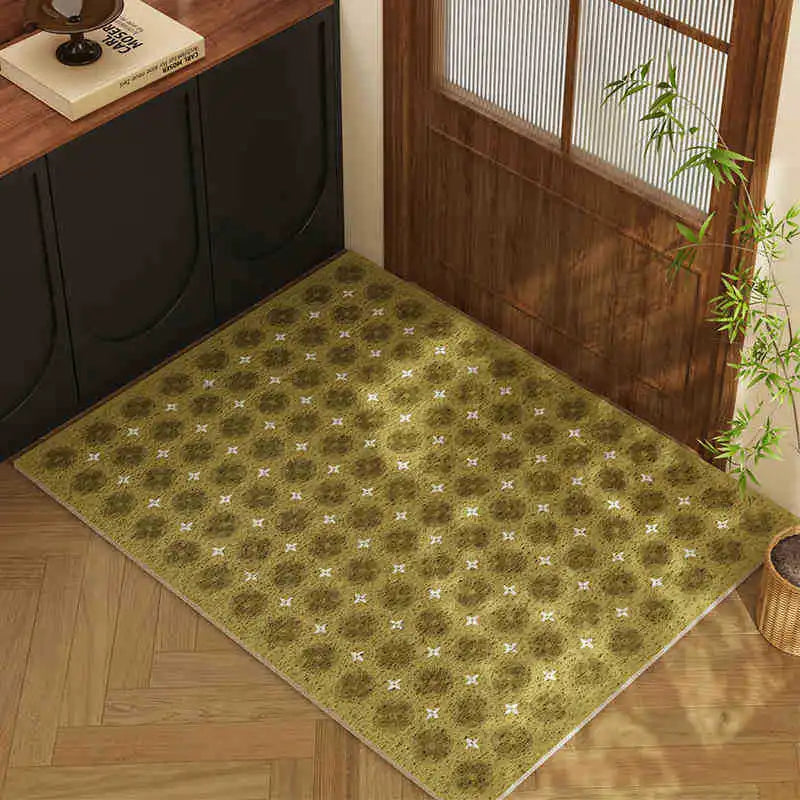 Eco-Friendly Welcome Mat | Non-Slip PVC Door Mat with Dirt Absorption | Durable Indoor & Outdoor Entry Solution