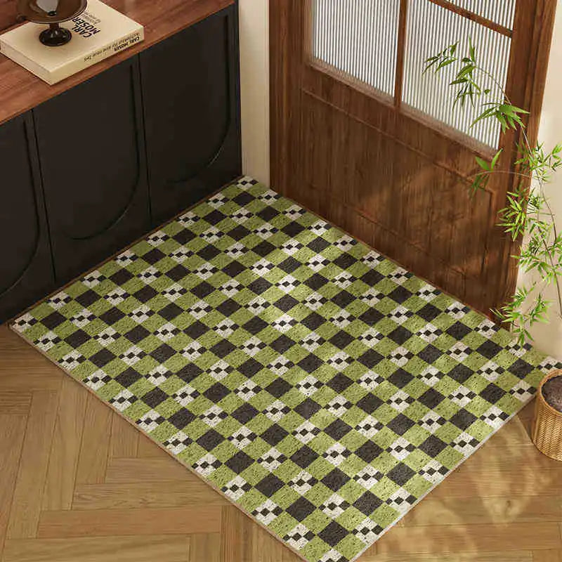 Eco-Friendly Welcome Mat | Non-Slip PVC Door Mat with Dirt Absorption | Durable Indoor & Outdoor Entry Solution