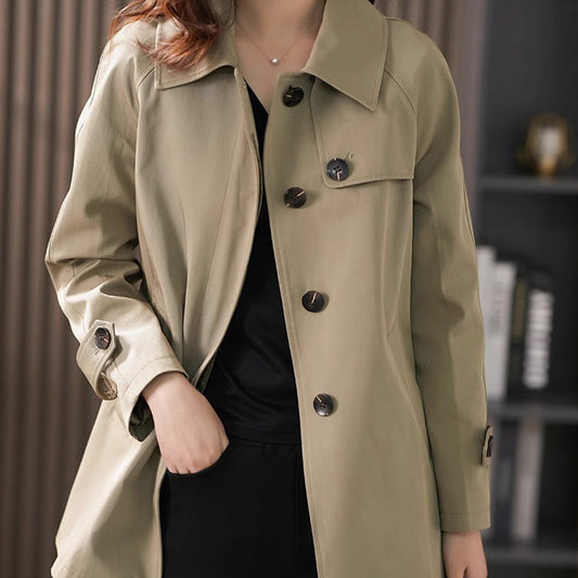 Elegant Floral Lined Women's Jacket | Button Front Topper with Pockets for Versatile Style