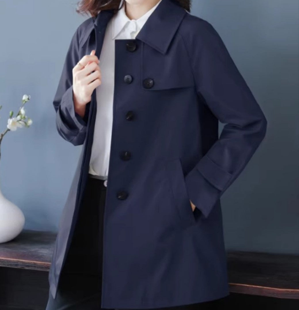 Elegant Floral Lined Women's Jacket | Button Front Topper with Pockets for Versatile Style