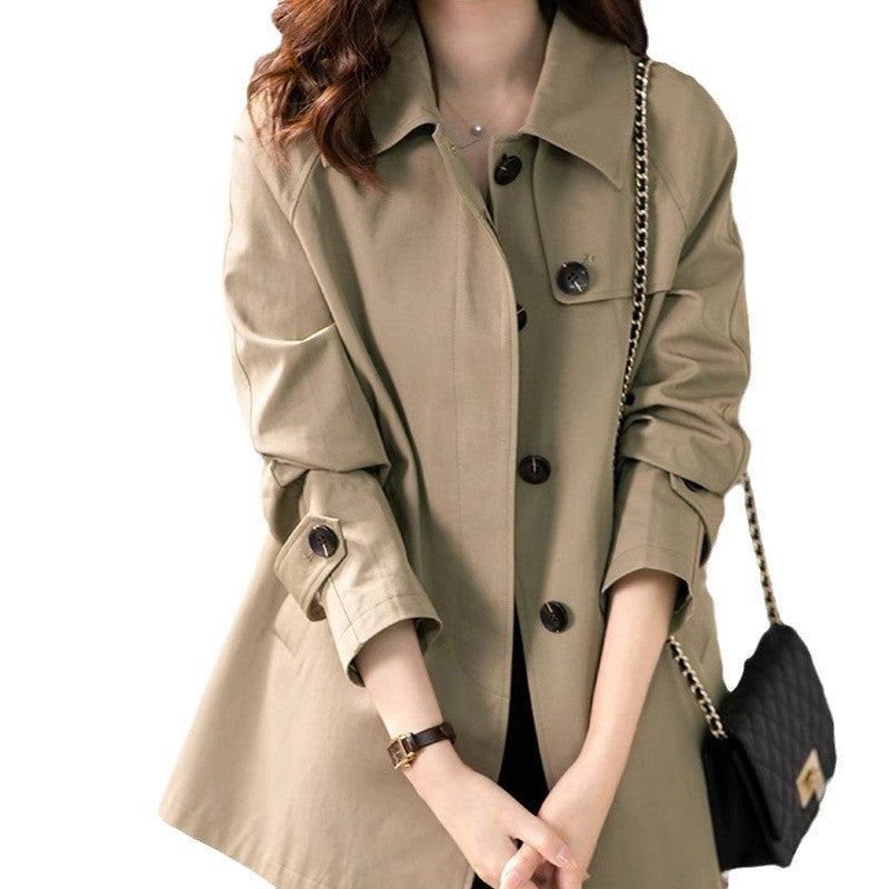 Elegant Floral Lined Women's Jacket | Button Front Topper with Pockets for Versatile Style