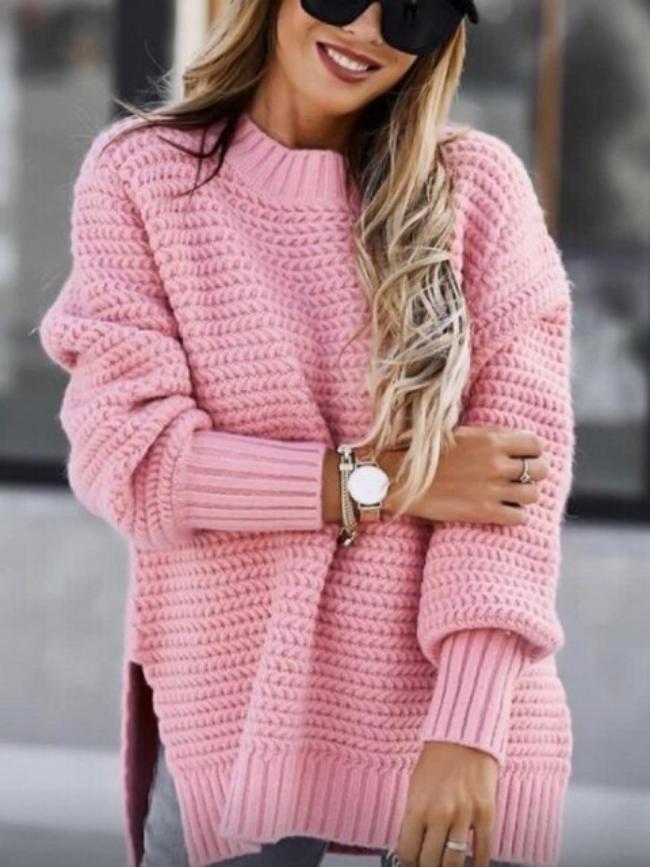 Elegant Knit Sweater | Women's Sweater with Soft Fabric & Flattering Fit | Versatile Style for Every Occasion
