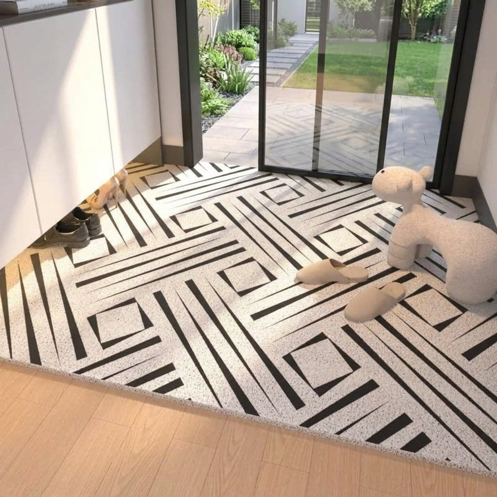 Durable Outdoor Rug | Dirt Trapper Entrance Mat with Anti-Slip Backing | Weather Resistant for Effective Dirt Removal