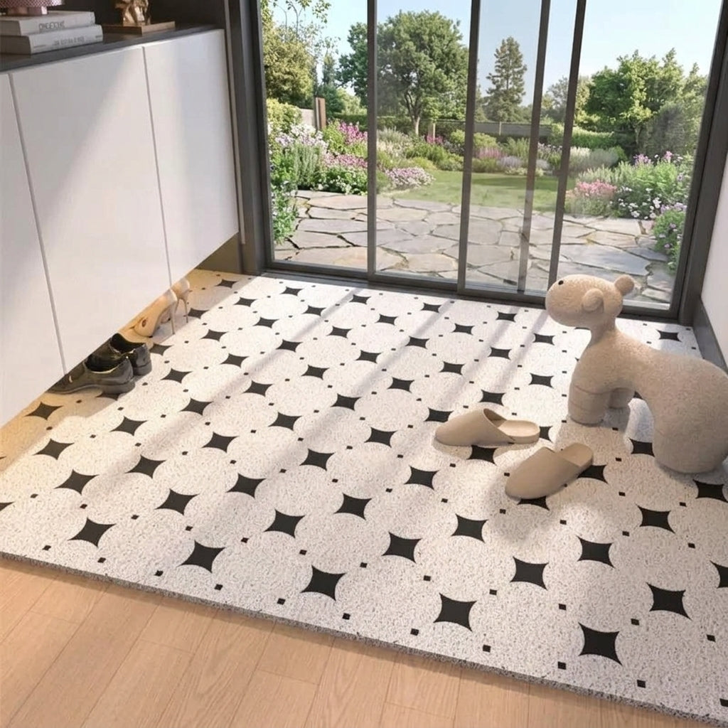 Durable Outdoor Rug | Dirt Trapper Entrance Mat with Anti-Slip Backing | Weather Resistant for Effective Dirt Removal