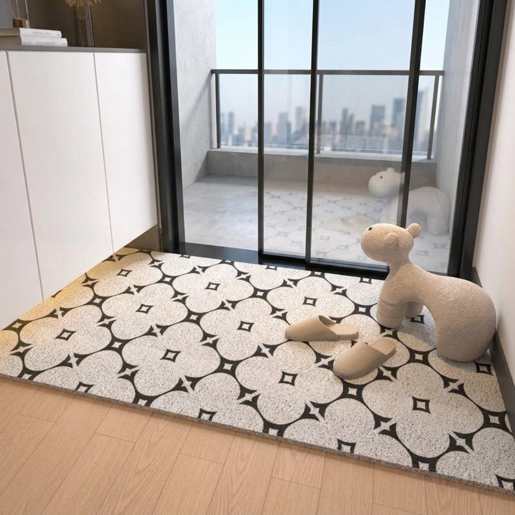 Durable Outdoor Rug | Dirt Trapper Entrance Mat with Anti-Slip Backing | Weather Resistant for Effective Dirt Removal