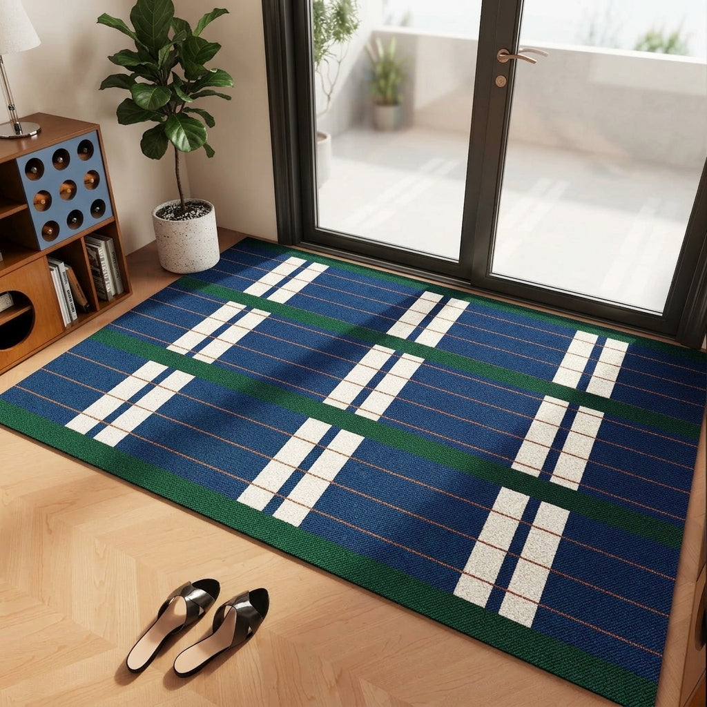 Durable Outdoor Rug | Dirt Trapper Entrance Mat with Anti-Slip Backing | Weather Resistant for Effective Dirt Removal