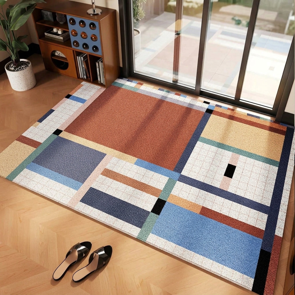 Durable Outdoor Rug | Dirt Trapper Entrance Mat with Anti-Slip Backing | Weather Resistant for Effective Dirt Removal