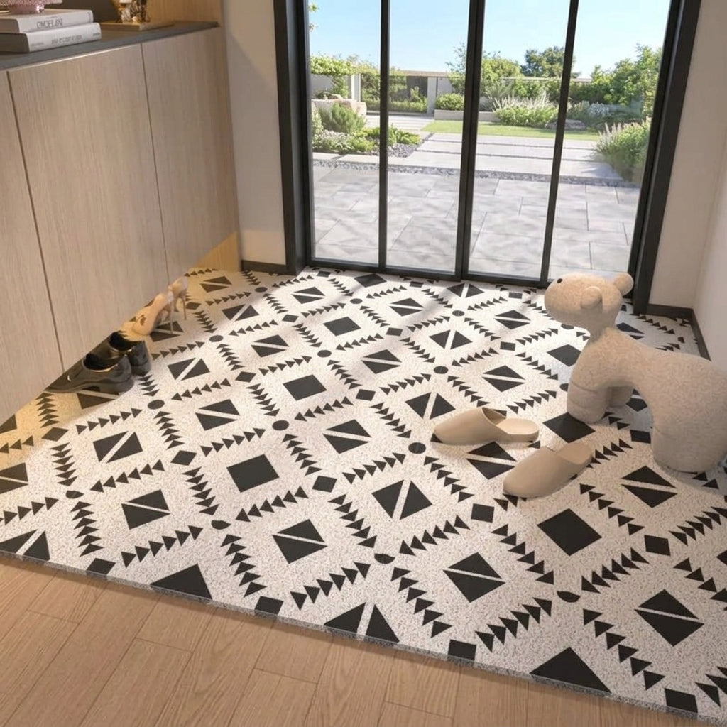 Durable Outdoor Rug | Dirt Trapper Entrance Mat with Anti-Slip Backing | Weather Resistant for Effective Dirt Removal