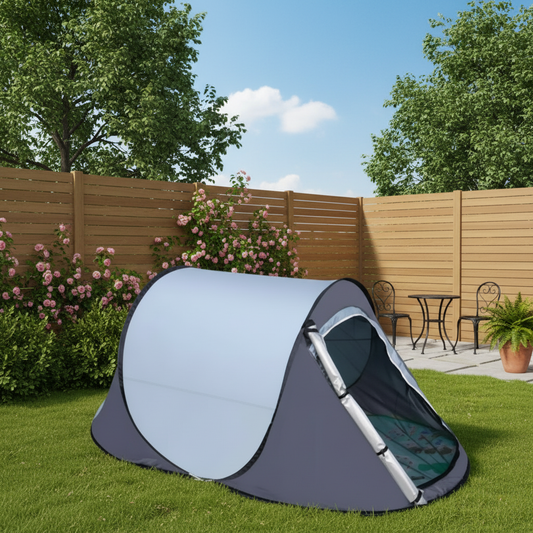 Outdoor Adventure | Pop Up Camping Tent for 1-2 People with Waterproof Protection | Easy Setup for Comfort and Ventilation 1