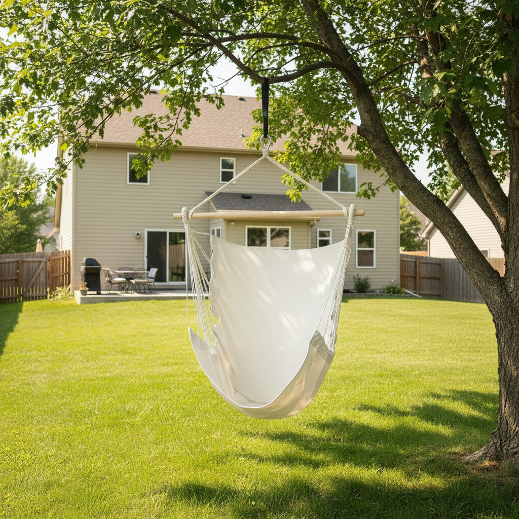 Leisure Collection | Outdoor Hanging Chair with Anti-Rollover Design | Portable for Ultimate Relaxation 2