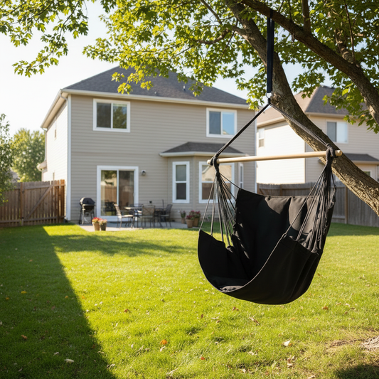 Leisure Collection | Outdoor Hanging Chair with Anti-Rollover Design | Portable for Ultimate Relaxation 1