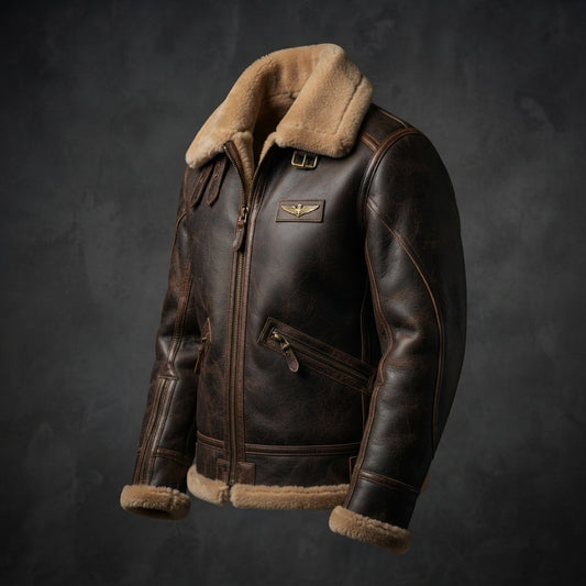 Mens PU Leather Jacket with Thick Lining 1
