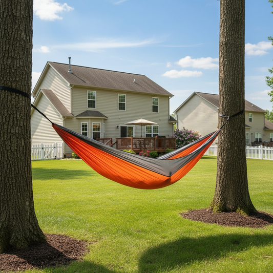 Portable Camping Hammock with Anti-Rollover Design | Lightweight Relaxation Gear for Outdoor Comfort 1