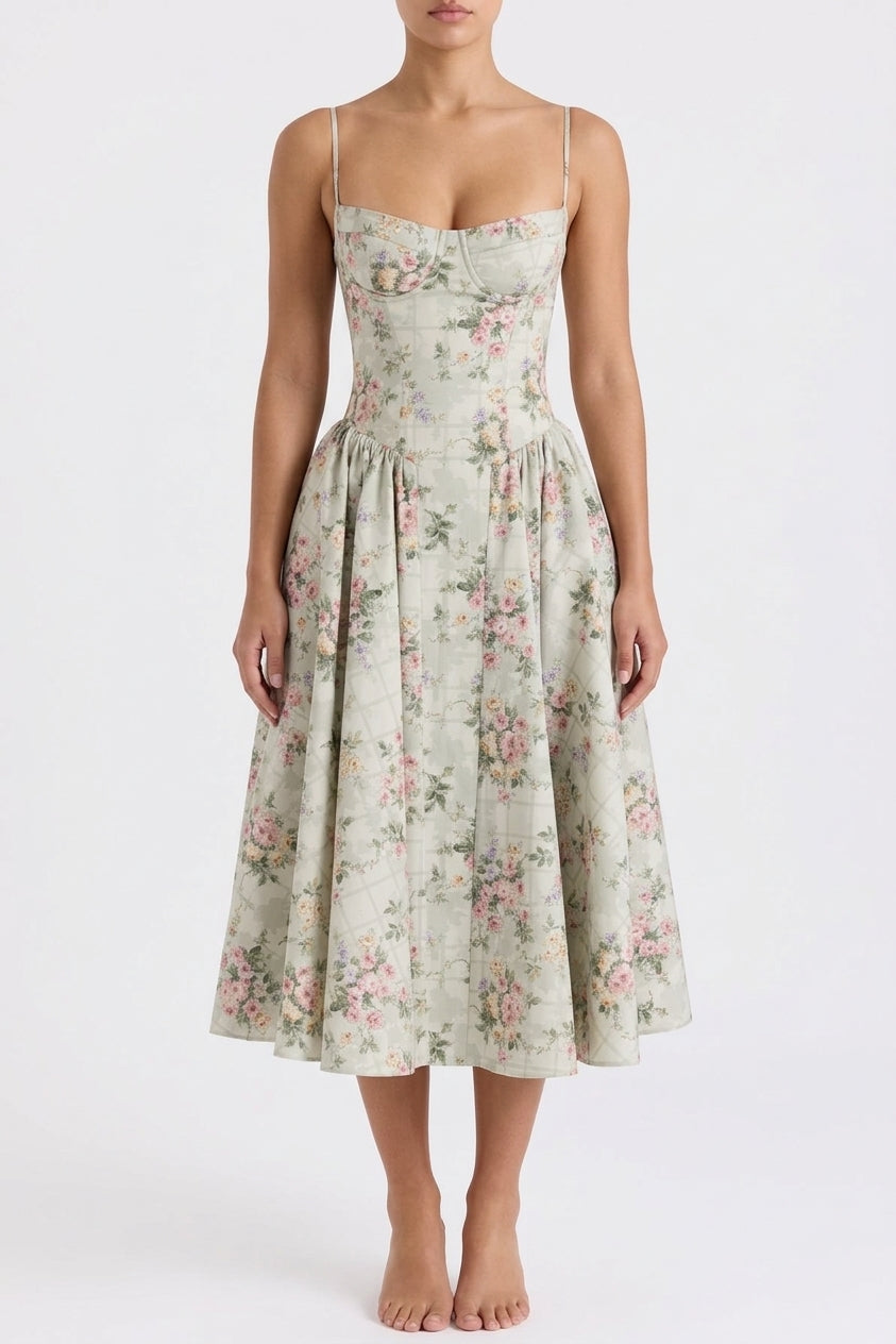 Elegant Midi Dress | White Midi Dress with Flattering Silhouette | Versatile Style for Women