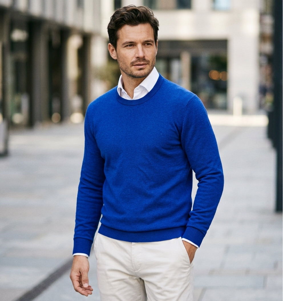 Luxurious Cashmere Sweater for Men with Timeless Design | Soft and Durable Comfort