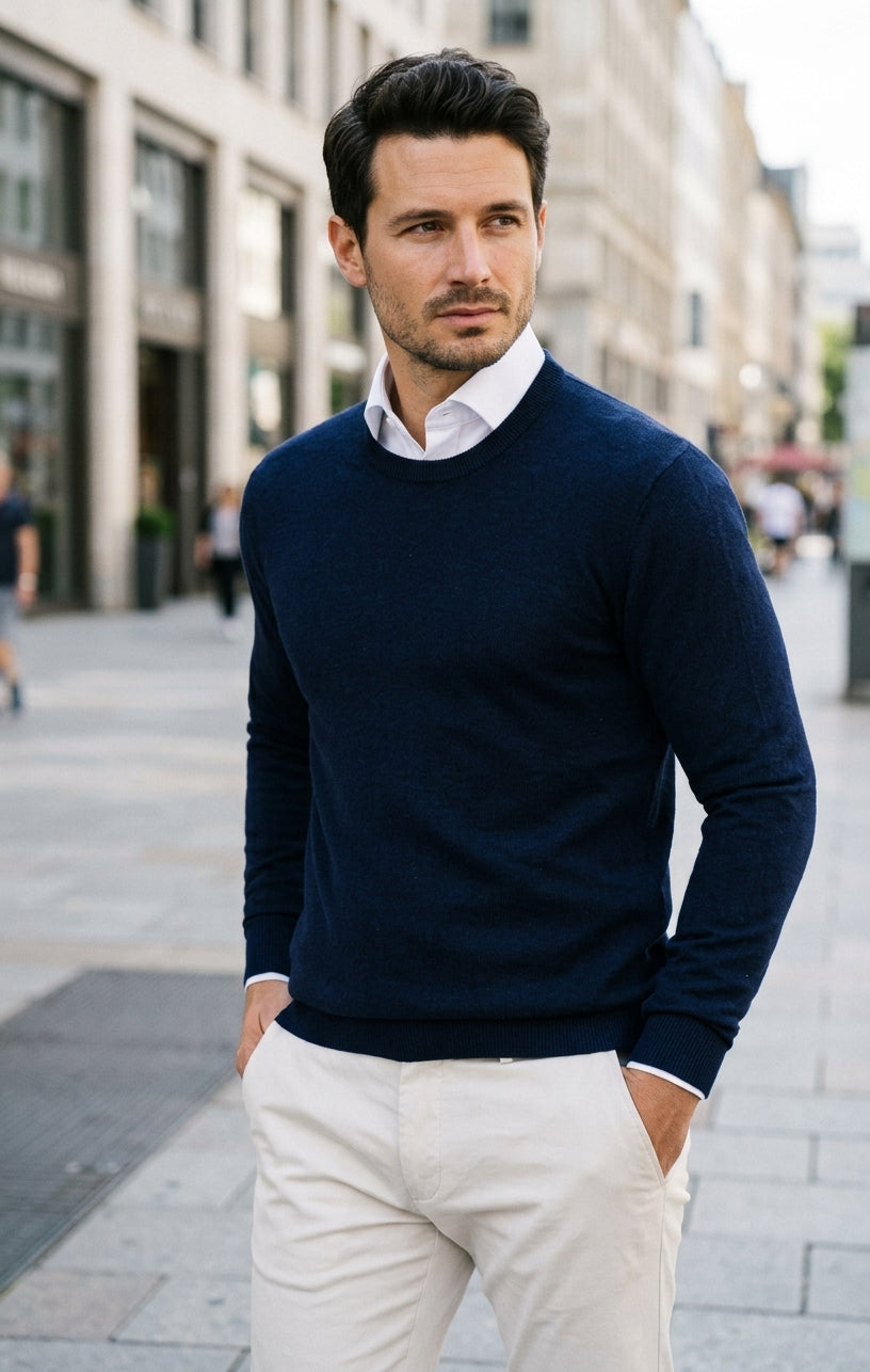 Luxurious Cashmere Sweater for Men with Timeless Design | Soft and Durable Comfort