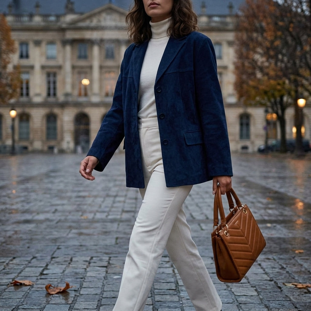 Elegant Suede | Womens Jacket with Timeless Design | Versatile Outerwear for Everyday Wear 7