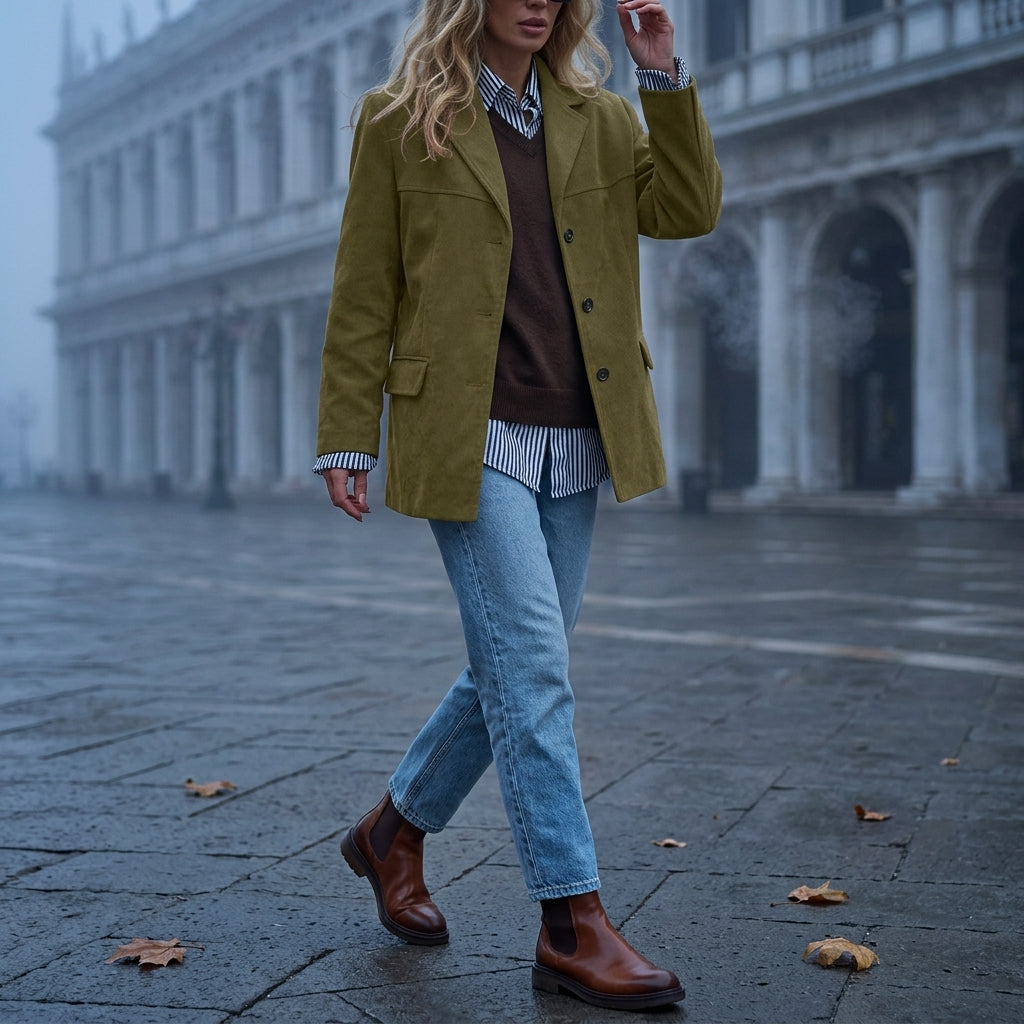 Elegant Suede | Womens Jacket with Timeless Design | Versatile Outerwear for Everyday Wear 9