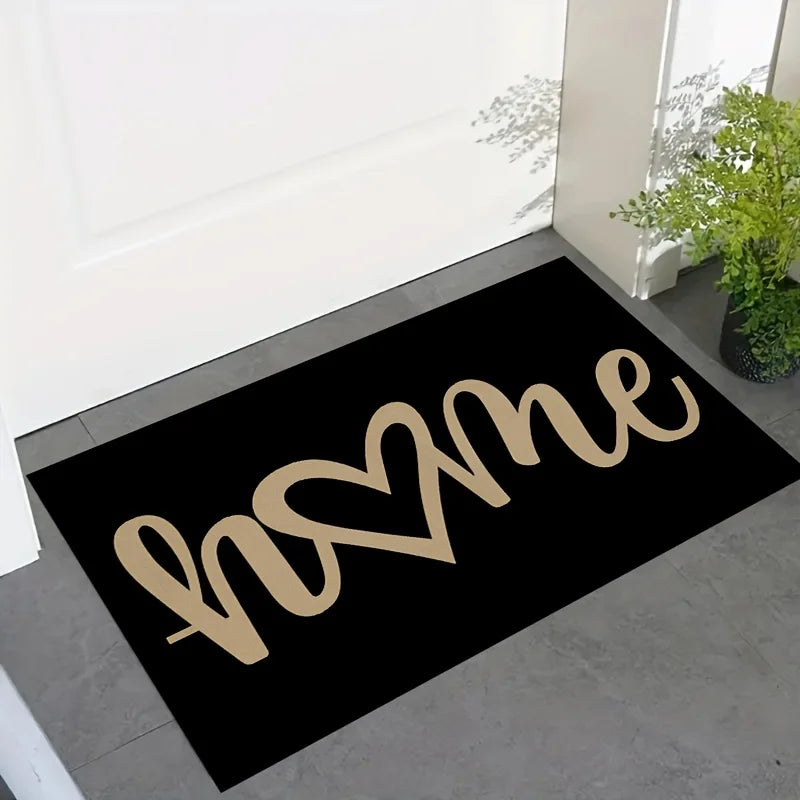 Geometric Diatom Mud Floor Mat | Soft Polyester with Non-Slip Backing for Modern Indoor Decor