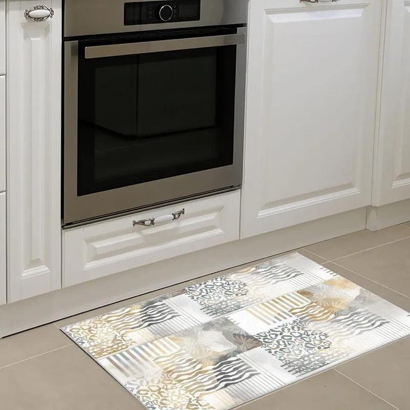 Geometric Welcome Mat | Stylish Indoor & Outdoor Door Mat with Soft Underfoot Comfort | Versatile Design for All Seasons