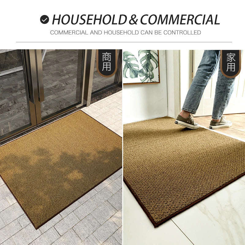 Indoor & Outdoor Doormat | Waterproof Anti-Slip Design for Effective Dirt Removal
