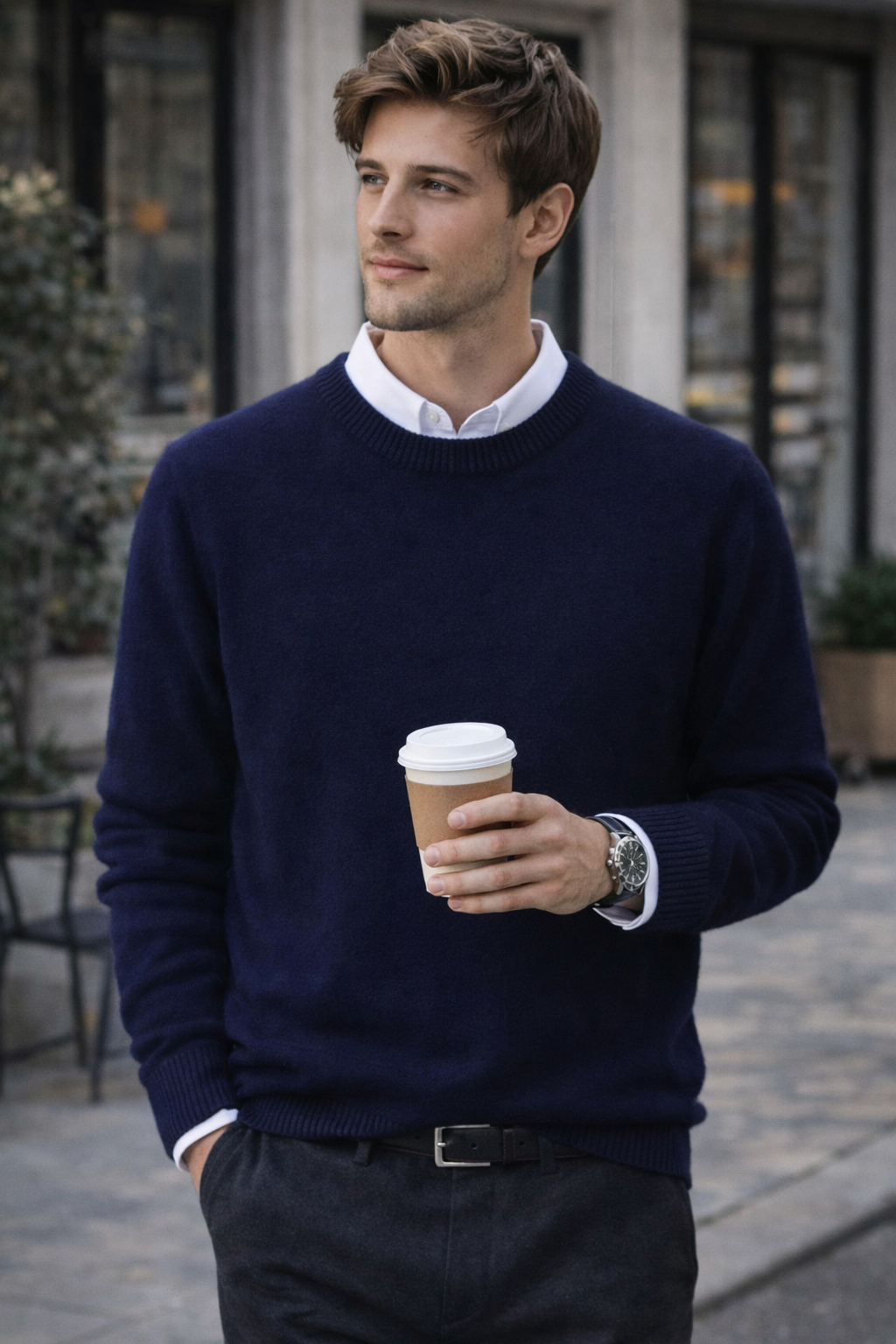 Luxurious Cashmere Sweater for Men with Timeless Design | Soft and Durable Comfort