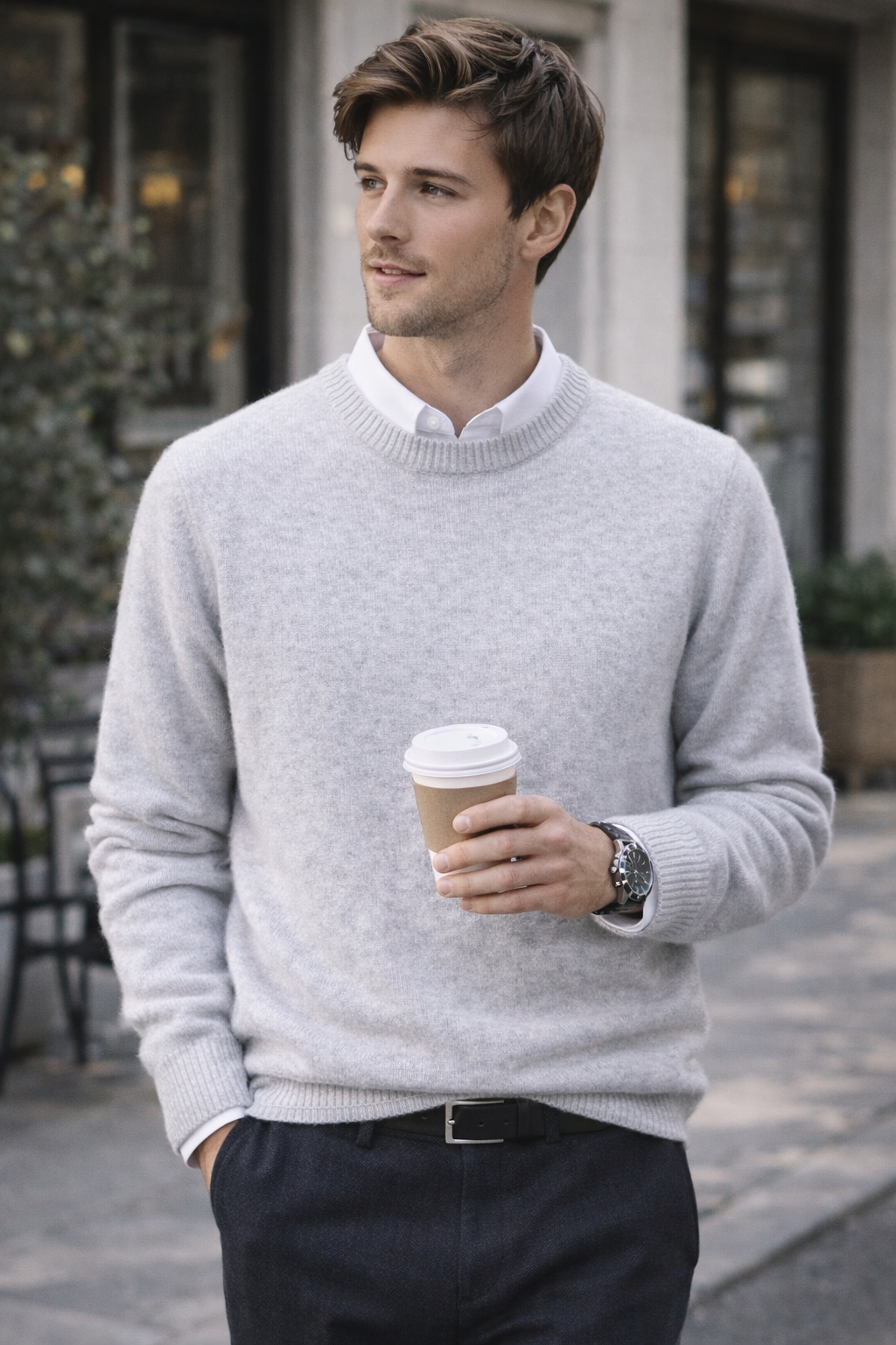 Luxurious Cashmere Sweater for Men with Timeless Design | Soft and Durable Comfort