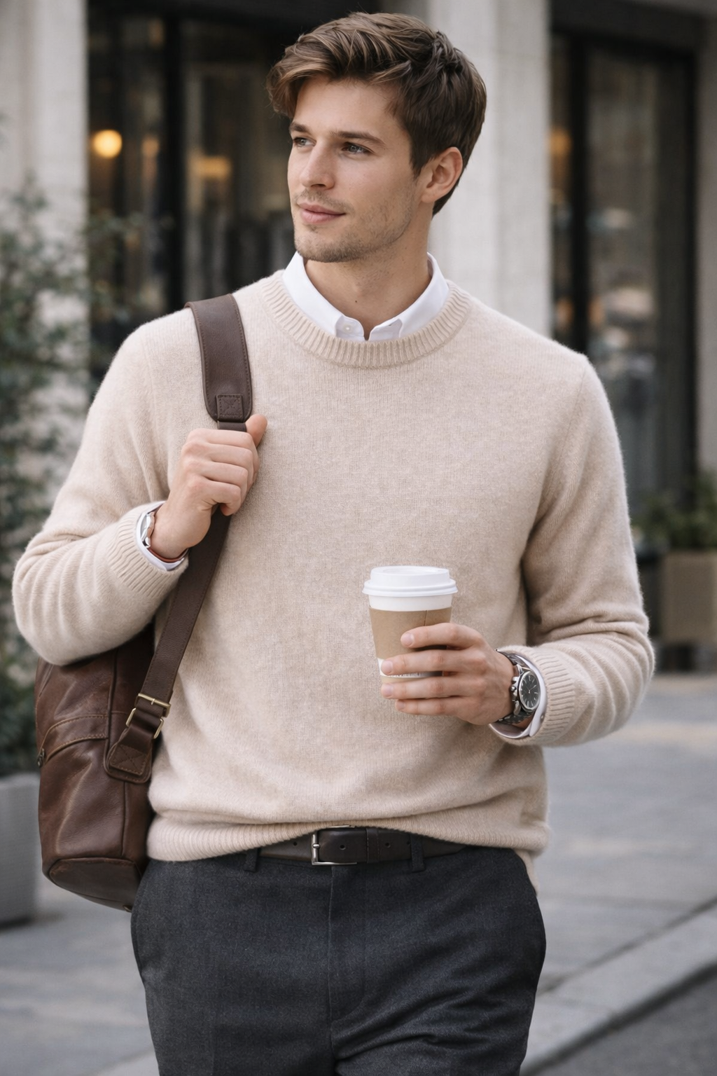 Luxurious Cashmere Sweater for Men with Timeless Design | Soft and Durable Comfort