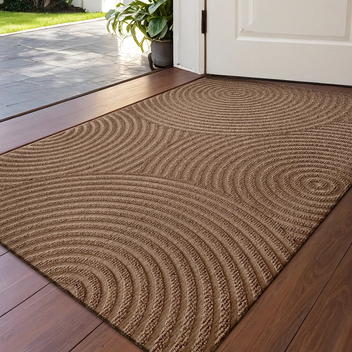 Professional 3D Grooved Doormat | Heavy-Duty Scraper Mat with Anti-Slip Design for Outdoor Use