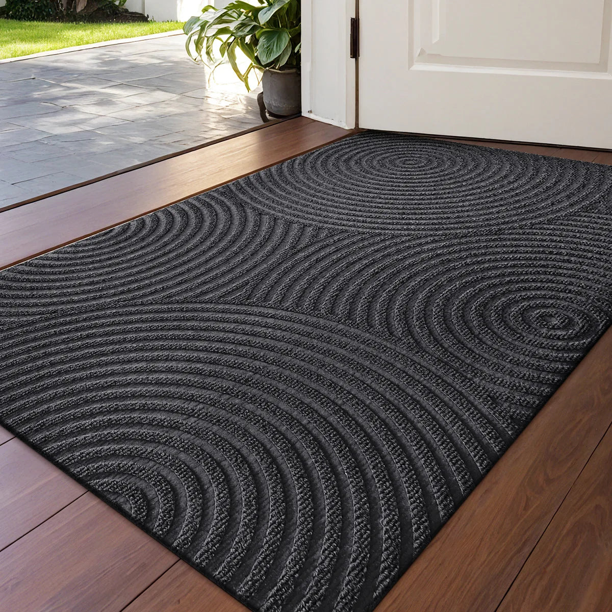 Professional 3D Grooved Doormat | Heavy-Duty Scraper Mat with Anti-Slip Design for Outdoor Use