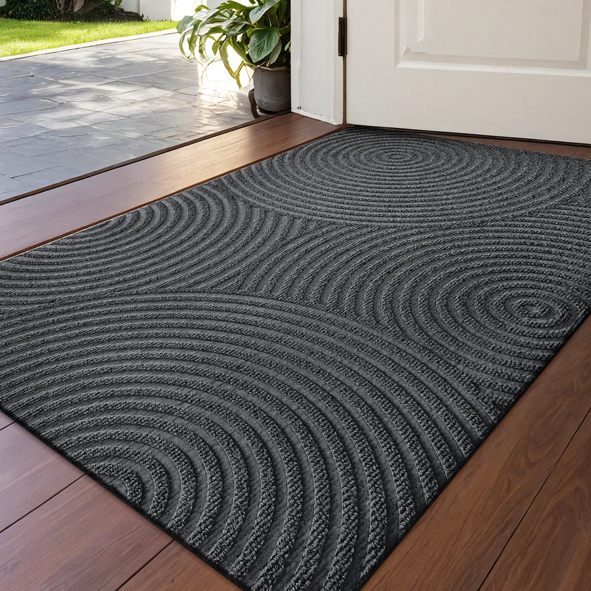 Professional 3D Grooved Doormat | Heavy-Duty Scraper Mat with Anti-Slip Design for Outdoor Use