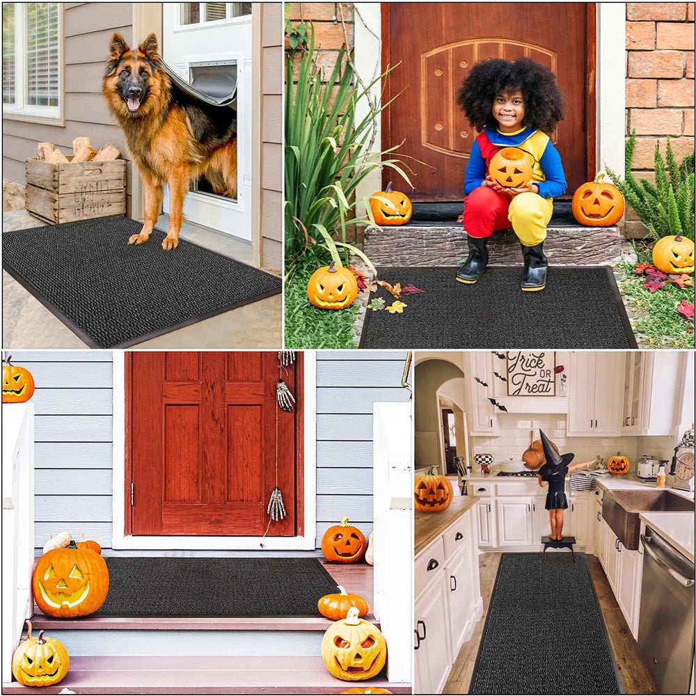 Stylish Heavy Duty Door Mat | Non-Slip Rubber Design for Indoor & Outdoor Use
