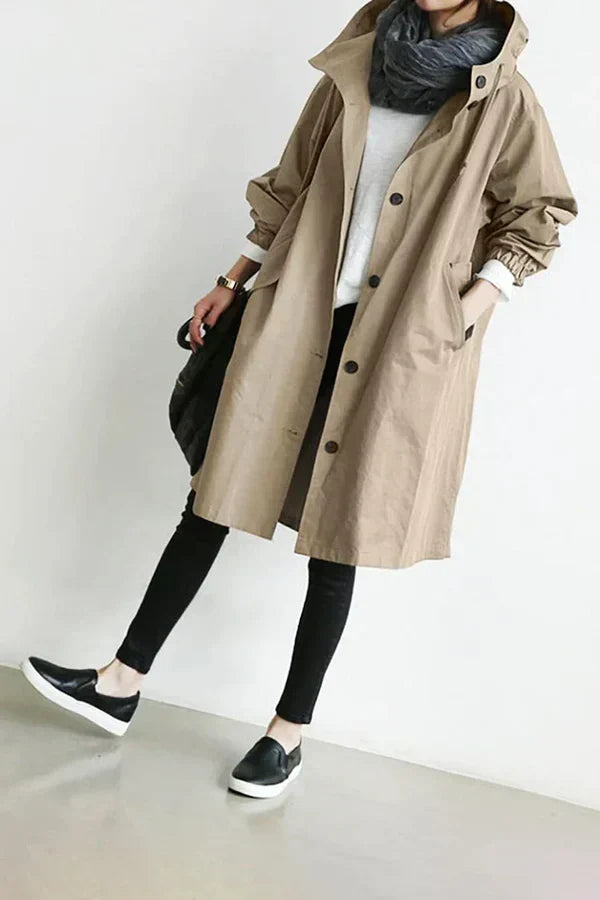 Urban Chic | Women's Rain Jacket with Water-Repellent Fabric | Lightweight and Stylish Protection for Unpredictable Weather