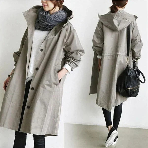 Urban Chic | Women's Rain Jacket with Water-Repellent Fabric | Lightweight and Stylish Protection for Unpredictable Weather