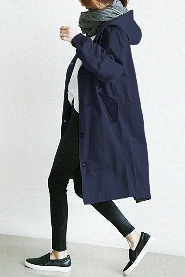 Urban Chic | Women's Rain Jacket with Water-Repellent Fabric | Lightweight and Stylish Protection for Unpredictable Weather