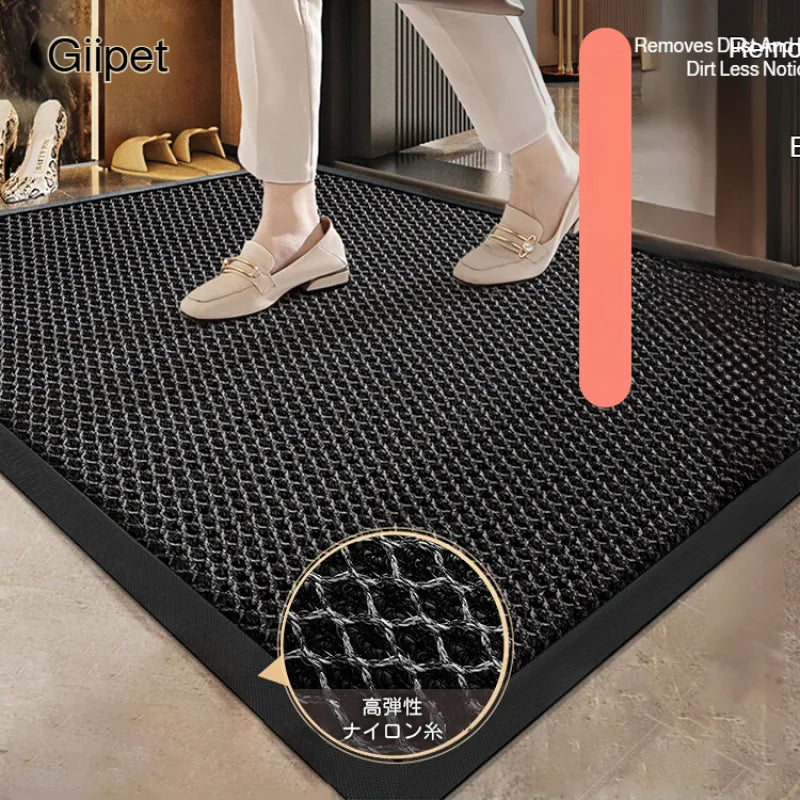 Villa Door | Super Soft Non-Slip Entrance Floor Mat for Outdoor Use | Elastic Design for Enhanced Safety